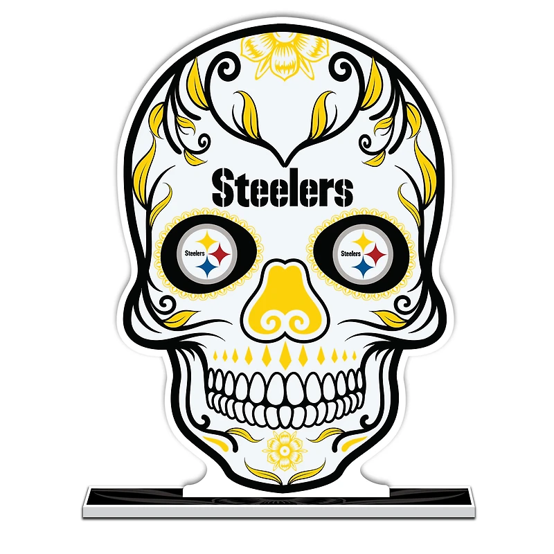 Pittsburgh Steelers 10" Sugar Skull Standee