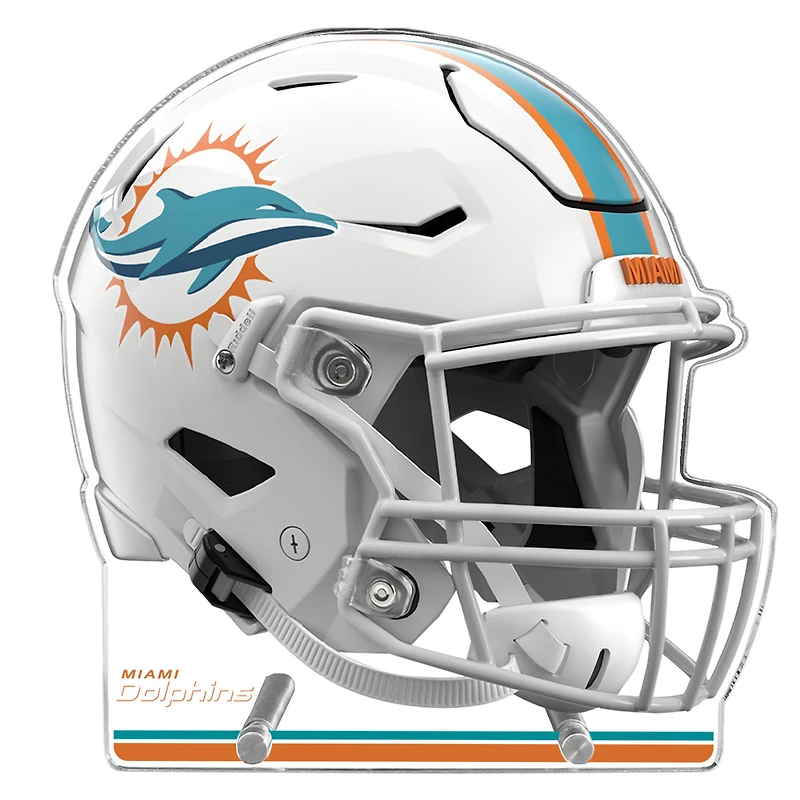 Miami Dolphins 13" Speed Helmet Acrylic Plaque