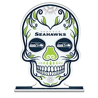 Seattle Seahawks 10" Sugar Skull Standee