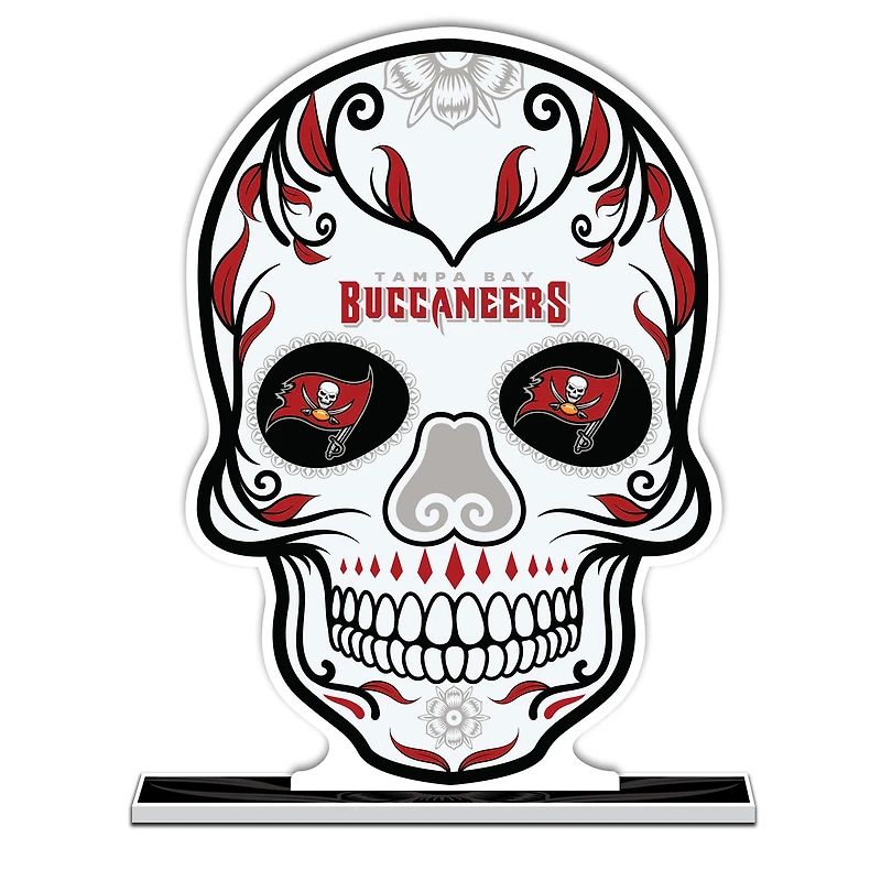 Tampa Bay Buccaneers 10" Sugar Skull Standee
