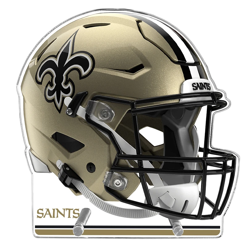 New Orleans Saints 13" Speed Helmet Acrylic Plaque