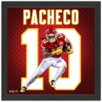 Highland Mint Isiah Pacheco Kansas City Chiefs 13" x 13" Impact Jersey Frame