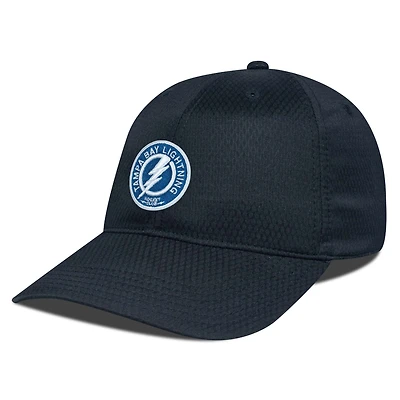 Men's Levelwear Black Tampa Bay Lightning Matrix Adjustable Hat