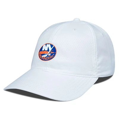 Men's Levelwear White New York Islanders Matrix Adjustable Hat