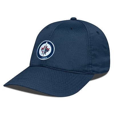 Men's Levelwear Navy Winnipeg Jets Matrix Adjustable Hat