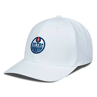 Men's Levelwear White Edmonton Oilers Rise Flex Hat