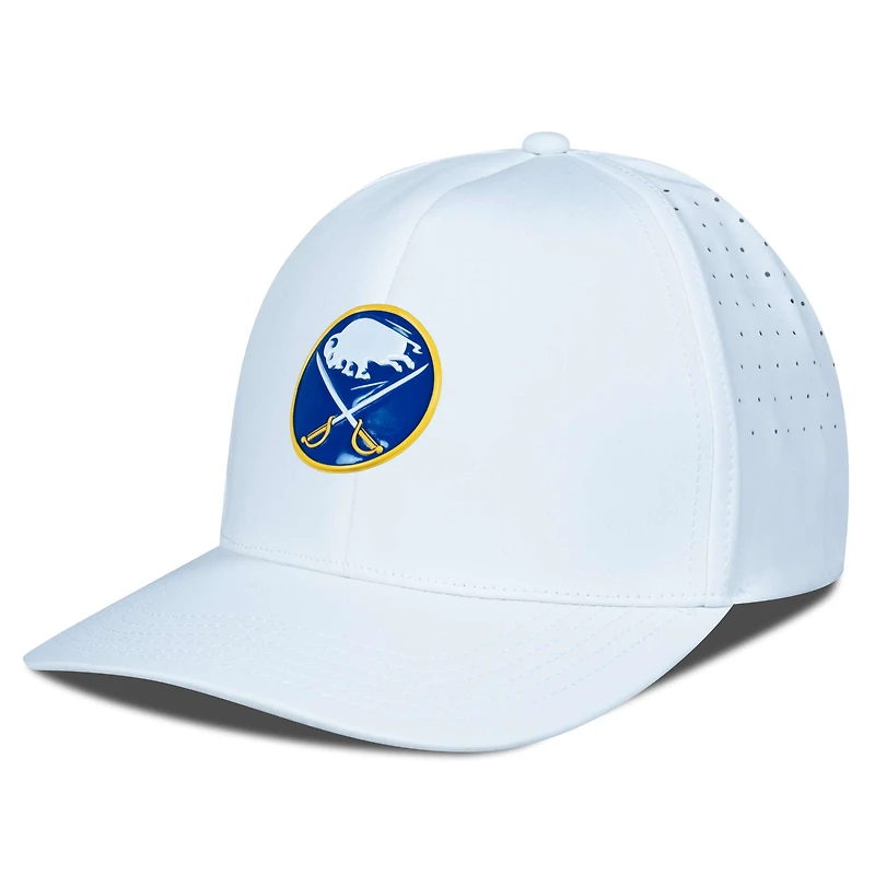 Men's Levelwear White Buffalo Sabres Zeta Flex Hat