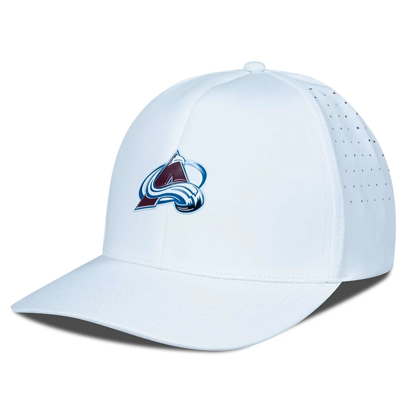 Men's Levelwear White Colorado Avalanche Zeta Flex Hat
