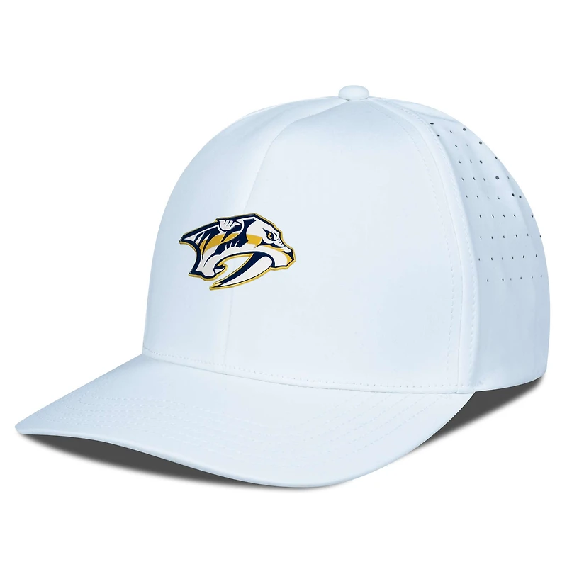 Men's Levelwear White Nashville Predators Zeta Flex Hat