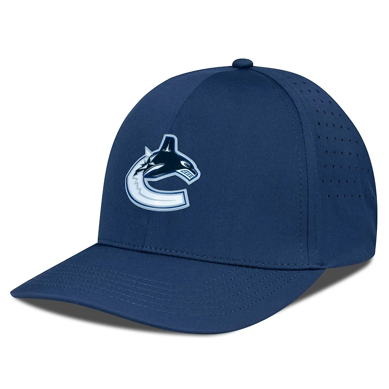 Men's Levelwear Navy Vancouver Canucks Zeta Flex Hat