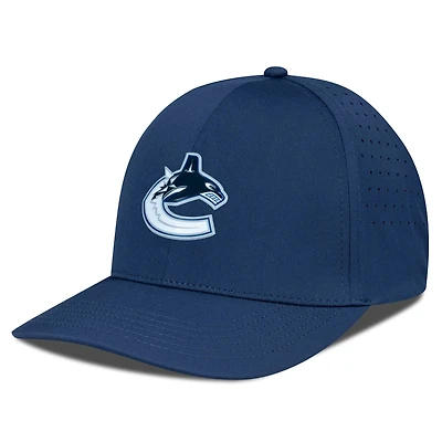 Men's Levelwear Navy Vancouver Canucks Zeta Flex Hat