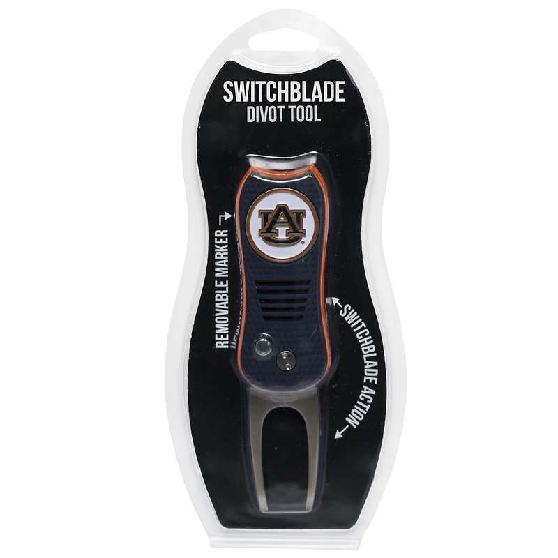Auburn Tigers Switchblade Divot Tool with Ball Marker