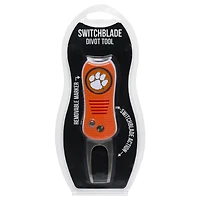 Clemson Tigers Switchblade Divot Tool with Ball Marker