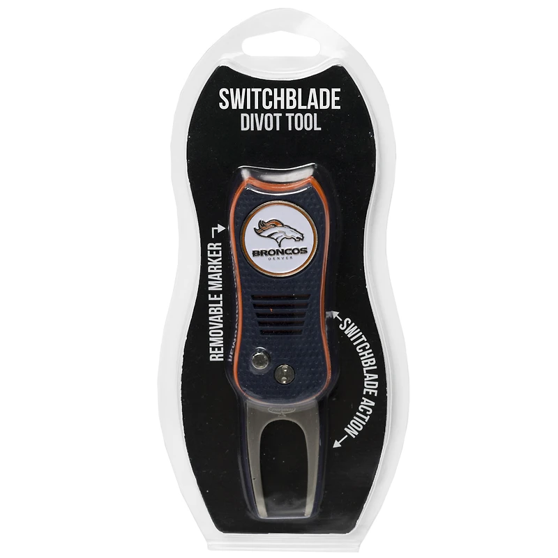 Denver Broncos Switchblade Divot Tool with Ball Marker