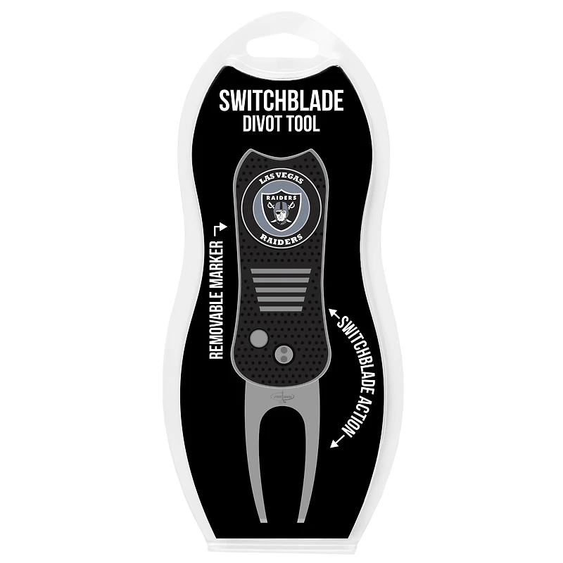 Las Vegas Raiders Switchblade Divot Tool with Ball Marker