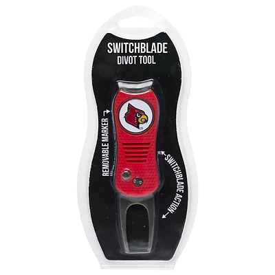 Louisville Cardinals Switchblade Divot Tool with Ball Marker