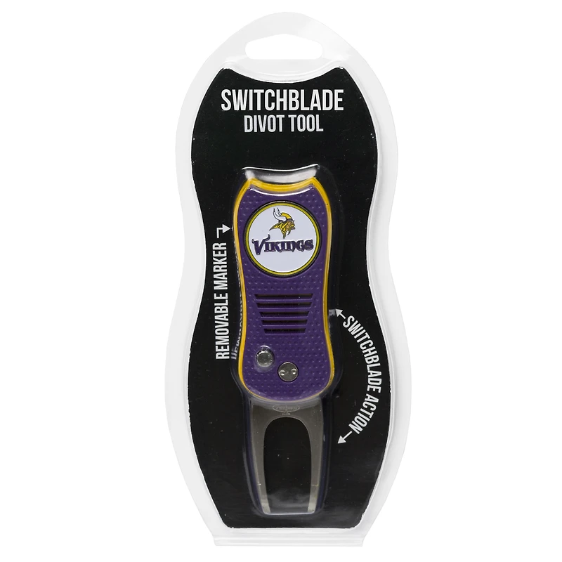 Minnesota Vikings Switchblade Divot Tool with Ball Marker