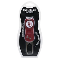 Oklahoma Sooners Switchblade Divot Tool with Ball Marker