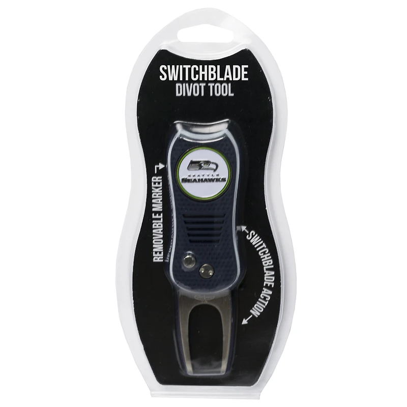 Seattle Seahawks Switchblade Divot Tool with Ball Marker