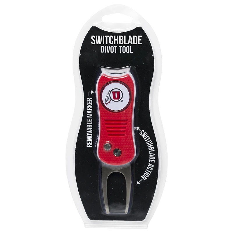 Utah Utes Switchblade Divot Tool with Ball Marker