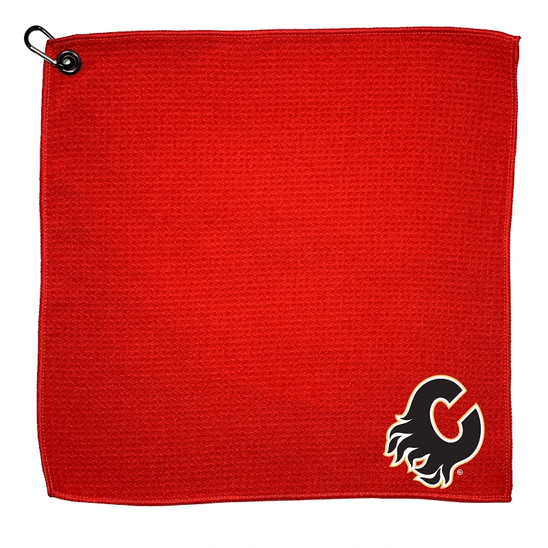 Calgary Flames 15" x 15" Microfiber Golf Towel