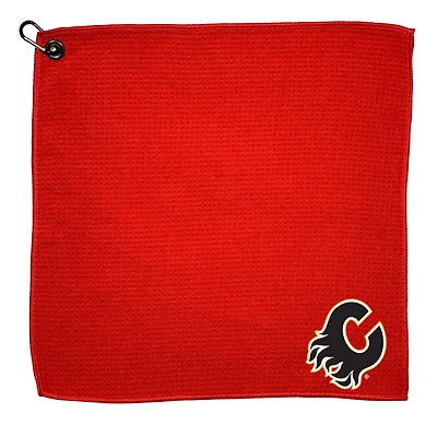 Calgary Flames 15" x 15" Microfiber Golf Towel