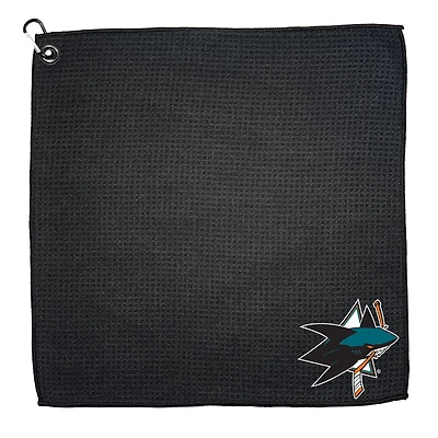 San Jose Sharks 15" x 15" Microfiber Golf Towel