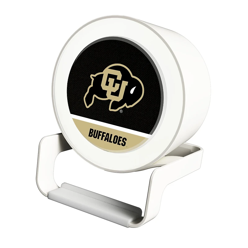 Keyscaper White Colorado Buffaloes Night Light Charger and Bluetooth Speaker
