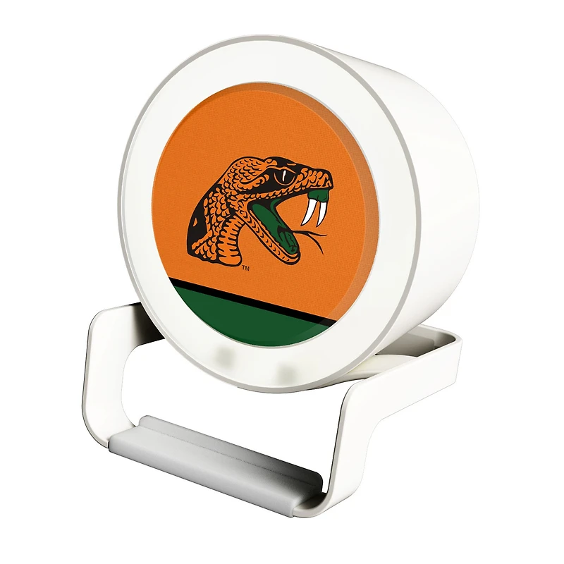 Keyscaper White Florida A&M Rattlers Night Light Charger and Bluetooth Speaker