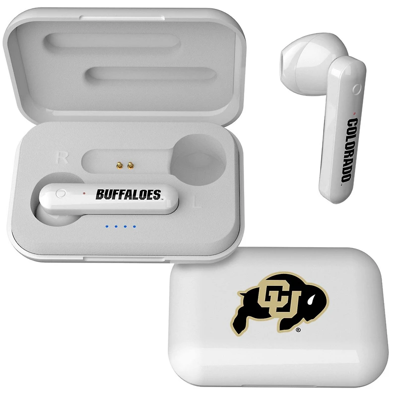 Keyscaper White Colorado Buffaloes True Wireless Earbuds