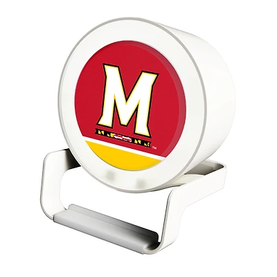 Keyscaper White Maryland Terrapins Night Light Charger and Bluetooth Speaker