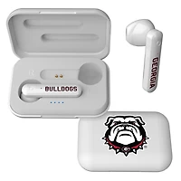 Keyscaper White Georgia Bulldogs True Wireless Earbuds