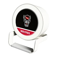 Keyscaper White NC State Wolfpack Night Light Charger and Bluetooth Speaker
