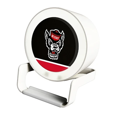 Keyscaper White NC State Wolfpack Night Light Charger and Bluetooth Speaker