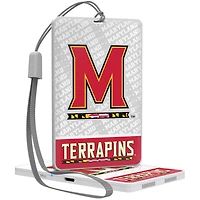 Keyscaper White Maryland Terrapins Bluetooth Pocket Speaker