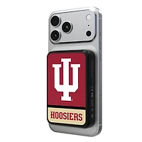 Keyscaper Black Indiana Hoosiers 5000mAh Wireless Magnetic Power Bank