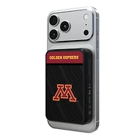 Keyscaper Black Minnesota Golden Gophers 5000mAh Wireless Magnetic Power Bank