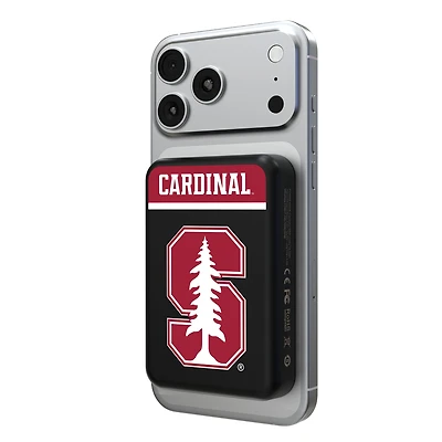 Keyscaper Black Stanford Cardinal 5000mAh Wireless Magnetic Power Bank