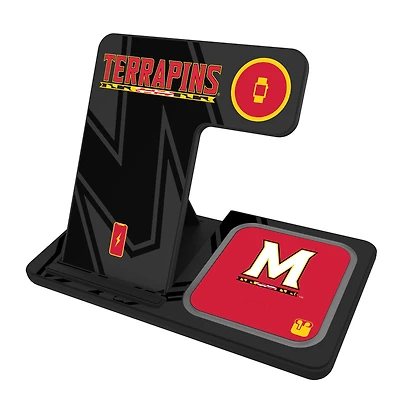 Keyscaper Maryland Terrapins Three-in-One Charging Station