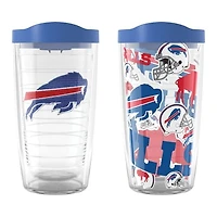 Tervis Buffalo Bills Two-Pack 16oz. Allover Classic Tumbler Set