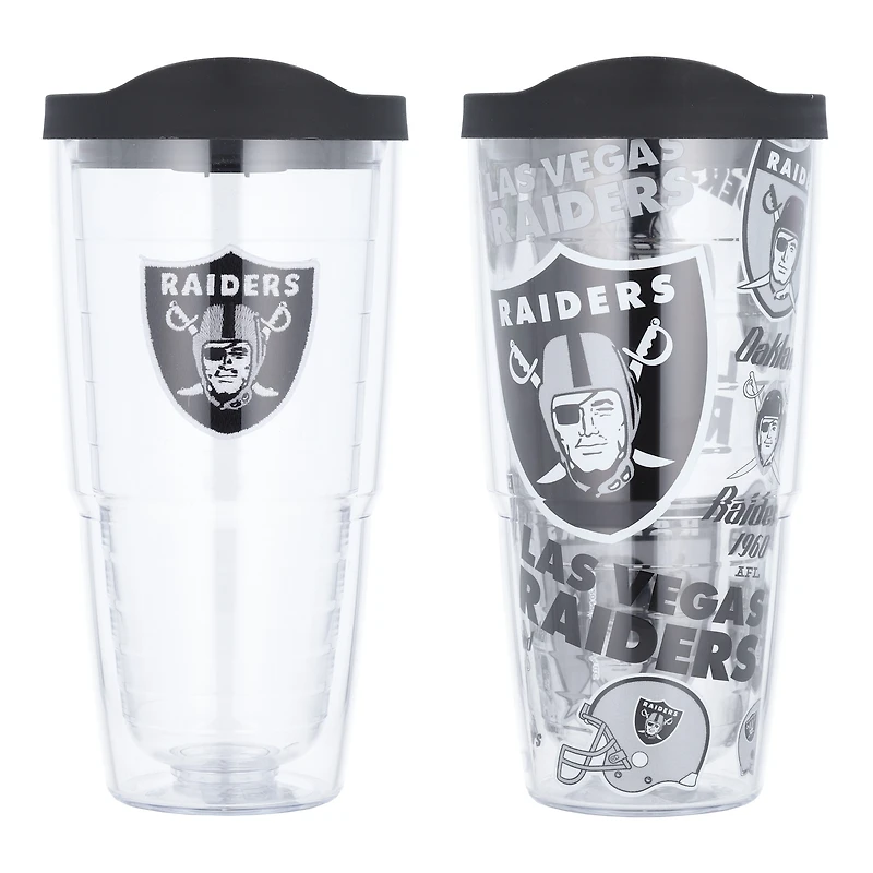 Tervis  Las Vegas Raiders NFL 2 Pack Allover & Emblem