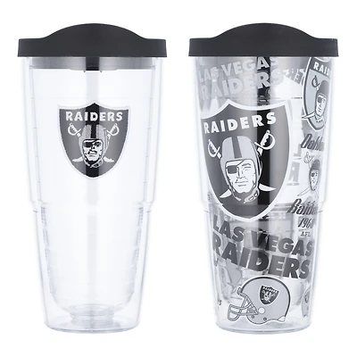 Tervis  Las Vegas Raiders NFL 2 Pack Allover & Emblem
