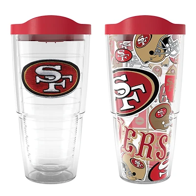 Tervis  San Francisco 49ers NFL 2 Pack Allover & Emblem