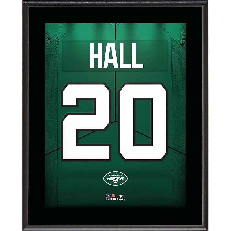 Breece Hall New York Jets 10.5" x 13" Jersey Number Sublimated Player Plaque