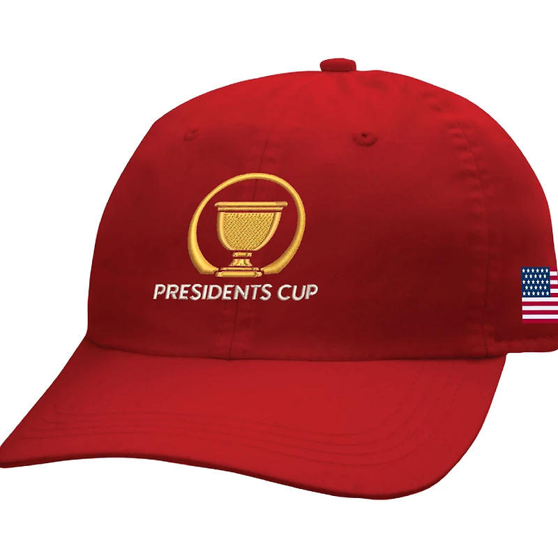 Unisex Ahead Red Presidents Cup Team USA Shawmut Adjustable Hat