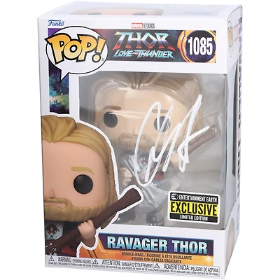 Chris Hemsworth Thor Love and Thunder Autographed Ravager Thor #1085 Funko Pop!