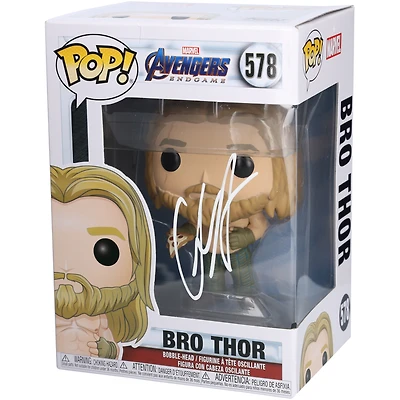 Chris Hemsworth Avengers Endgame Autographed Bro Thor #578 Funko Pop!