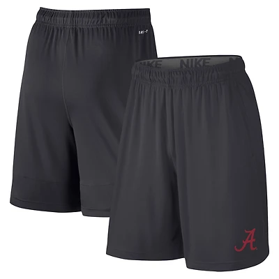 Youth Nike  Anthracite Alabama Crimson Tide Fly Performance Shorts