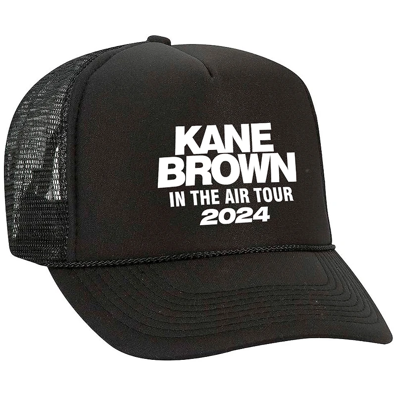 Unisex Black Kane Brown In The Air Tour Trucker Hat