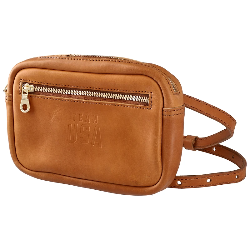 Ashworth Team USA Parker Clay Desta Leather Belt Bag